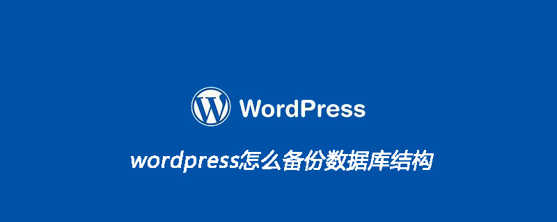 WordPress数据库结构备份：简单步骤指南