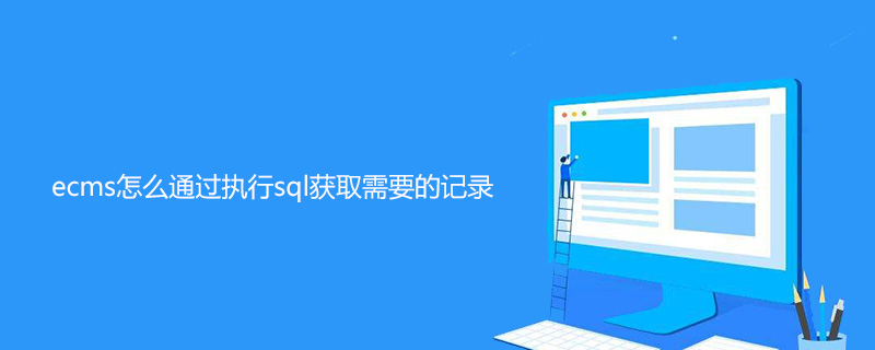 ECMS执行SQL获取所需记录的详细步骤及方法